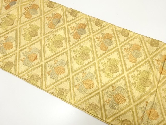 JAPANESE KIMONO / ANTIQUE FUKURO OBI / SAGANISHIKI / WOVEN TASUKI LATTICE